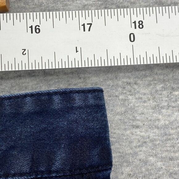 Tommy Hilfiger Jeans Womens 12 Skinny Mid Rise Dark Denim Stretch Front Zipper - Picture 7 of 11